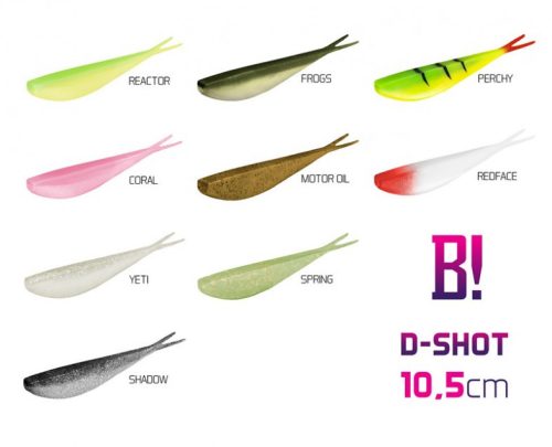 BOMB! Gumihal D-SHOT / 5db 10,5cm/Yeti