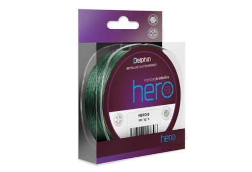 Delphin HERO 8 / zöld 0,14mm 9,5kg  300m