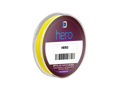 Delphin HERO 8 / fluo sárga 0,30mm 21,4kg   15m