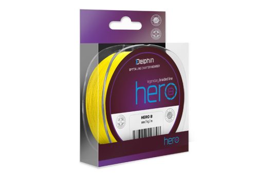 Delphin HERO 8 / fluo sárga 0,20mm 14,1kg  117m