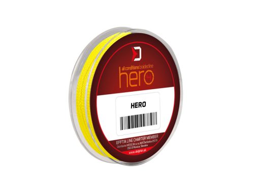 Delphin HERO 4 / fluo sárga 0,30mm 20,4kg   15m