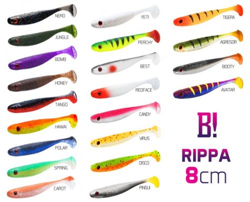 BOMB! Gumihal Rippa / 5db 8cm/CANDY