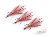 Delphin B!RD Hook TRIPLE / 3db piros tollak #10