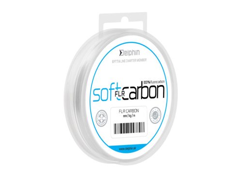 Delphin SOFT FLR CARBON - 100% fluocarbon 0,185mm 2,53kg 50m