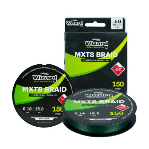 WIZARD MXT8 BRAID 0,18MM 150M 15,3KG