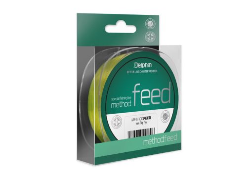 Delphin METHOD FEED sárga 0,18mm 3,0kg 150m