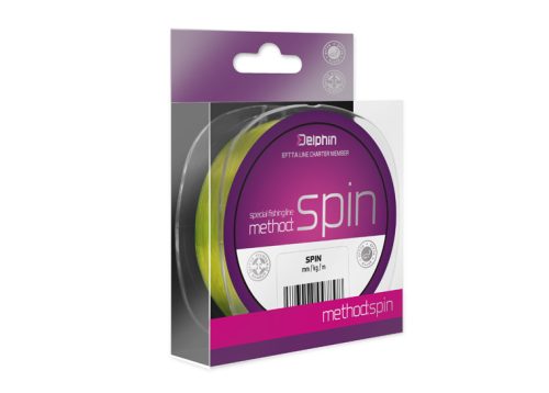 Delphin METHOD SPIN  sárga 0,16mm 2,4kg 150m