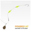 Powercat micro U-float 3g fekete  2db/cs