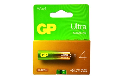 GP ULTRA ALKALINE LR6 15AU AA TARTÓS ELEM 4DB/BLISZTER