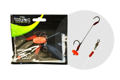 WIZARD MONSTER SURFACE LIVEBAIT DOUBLE MONOBRAID RIG 7/0+ 9/0 ROUND