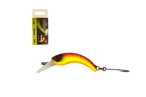 WIZARD VIPER BUG CRANK WOBBLER 1,2G 001 3 cm