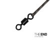 THE END Leadcore + swivel kötött horog / 3db 1m