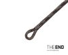 THE END Leadcore + swivel kötött horog / 3db 1m