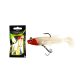 WIZARD SWIMBAIT PADDLE SHAD 2 INCH RED WHITE