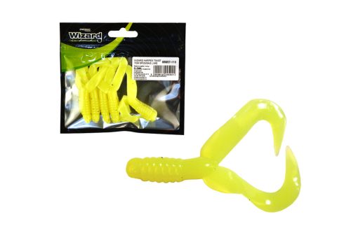 WIZARD HARPEX TWIST DOUBLE  LIME 7CM 5PCS/BAG