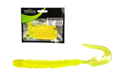 WIZARD HARPEX TWIST LONG CITRUS 10CM 5PCS/BAG