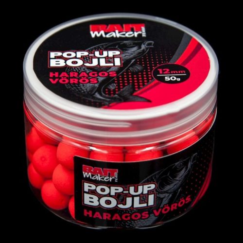 BAIT MAKER Pop Up Bojli 12 mm Haragos Vörös 50 g