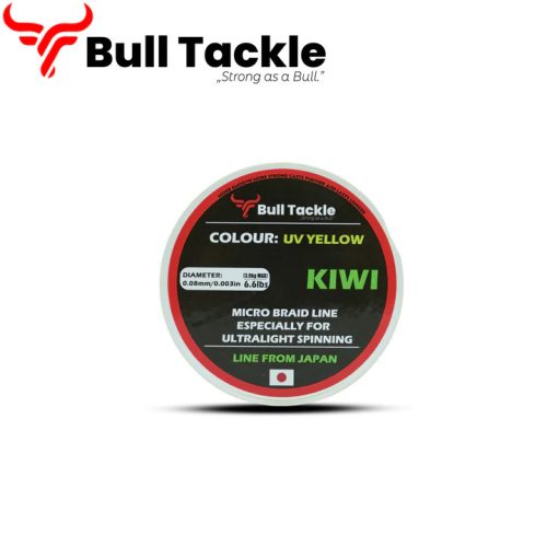 BULL FISHING BULL TACKLE - KIWI PERGETŐ FONOTT ZSINÓR UV SÁRGA 150 M