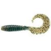 FISHUP_FANCY GRUB 1" (12PCS.), #036 - CARAMEL/GREEN & BLACK