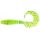 FISHUP_FANCY GRUB 2.5" (10PCS.), #026 - FLO CHARTREUSE/GREEN