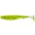 FISHUP_U-SHAD 2" (10PCS.), #055 - CHARTREUSE/BLACK