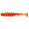 FISHUP_U-SHAD 2.5" (9PCS.), #049 - ORANGE PUMPKIN/BLACK