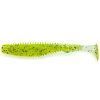 FISHUP_U-SHAD 3" (9PCS.), #055 - CHARTREUSE/BLACK