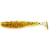 FISHUP_U-SHAD 4" (8PCS.), #036 - CARAMEL/GREEN & BLACK