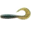 FISHUP_MIGHTY GRUB 4.5" (4PCS.), #055 - CHARTREUSE/BLACK