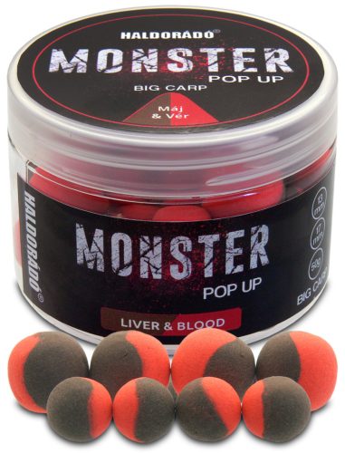 Haldorádó MONSTER Pop Up Big Carp 13, 17 mm - Máj & Vér