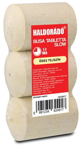 HALDORÁDÓ Busa tabletta Slow - Édes tejszín 3 db/csomag