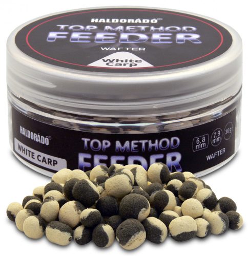 HALDORÁDÓ Top Method Feeder Wafter - WHITE CARP 30 g / 6, 8 és 7, 9 mm