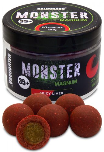 HALDORÁDÓ MONSTER Magnum 35+ - Fűszeres Máj 180 g / 35 mm