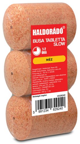 HALDORÁDÓ Busa tabletta Slow - Méz 3 db/csomag