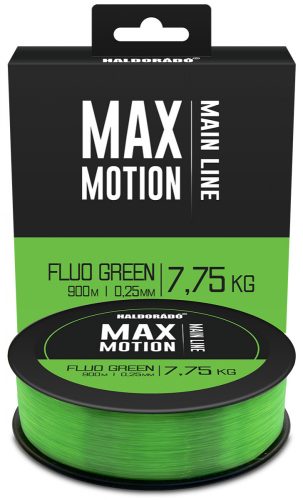 HALDORÁDÓ MAX MOTION Fluo Green 0,25 mm / 900 m - 7,75 kg