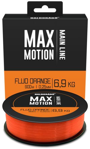 HALDORÁDÓ MAX MOTION Fluo Orange 0,25 mm / 900 m - 6,9 kg