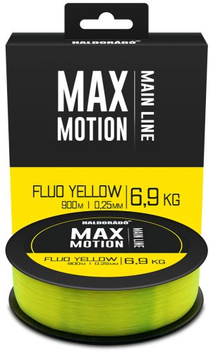 HALDORÁDÓ MAX MOTION Fluo Yellow 0,25 mm / 900 m - 6,9 kg