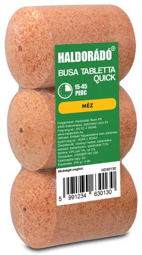 HALDORÁDÓ Busa tabletta Quick - Méz 3 db/csomag