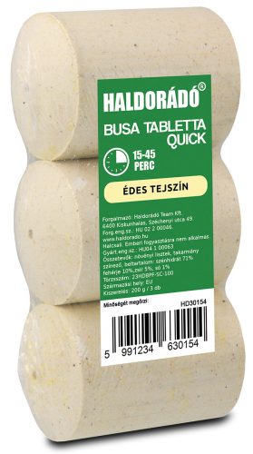 HALDORÁDÓ Busa tabletta Quick - Édes tejszín 3 db/csomag