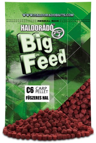 Haldorádó Big Feed - C6 Pellet - Fűszeres Hal