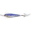 LIVETARGET FLUTTER SHAD JIGGING SPOON SILVER/VIOLET 50 MM 11 G