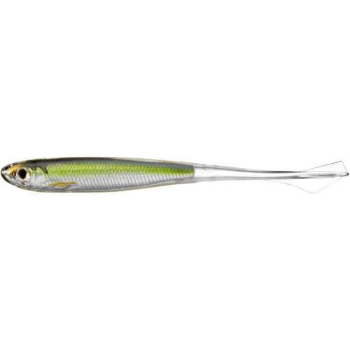 LIVETARGET GHOST TAIL MINNOW DROPSHOT BAIT SILVER/GREEN 95 MM