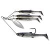 LIVETARGET MINNOW SPINNER RIG PEARL WHITE/SILVER SMALL 11 G