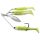 LIVETARGET MINNOW SPINNER RIG CHARTREUSE/SILVER SMALL 11 G