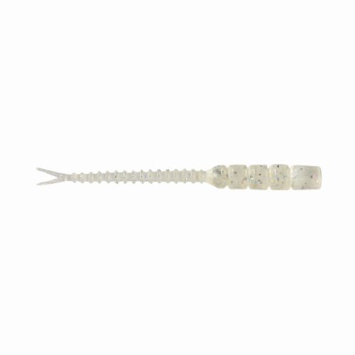 MUSTAD AJI HELLGRAMITE 2'' CLEAR RAINBOW GLITTER 12DB/CSOMAG