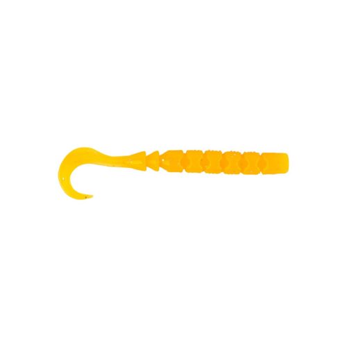 MUSTAD AJI CURLY TAIL 2.5'' ORANGE LUMINOUS 12DB/CSOMAG