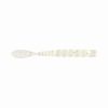 MUSTAD AJI FISH TAIL 2'' WHITE LUMINOUS 12DB/CSOMAG