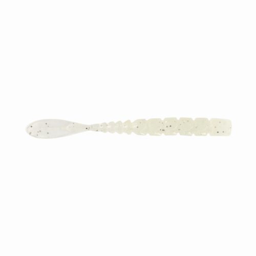 MUSTAD AJI FISH TAIL 2'' CLEAR LUMINOUS SILVER GLITTER 12DB/CSOMAG