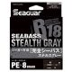 SEAGUAR R18 KANZEN SEABASS STEALTH GRAY 150M 0.6PE