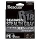 SEAGUAR R18 KANZEN SEABASS STEALTH GRAY 150M 1.0PE